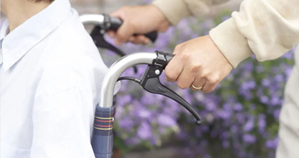 利用者とスタッフの画像