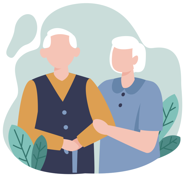 利用者のイラスト